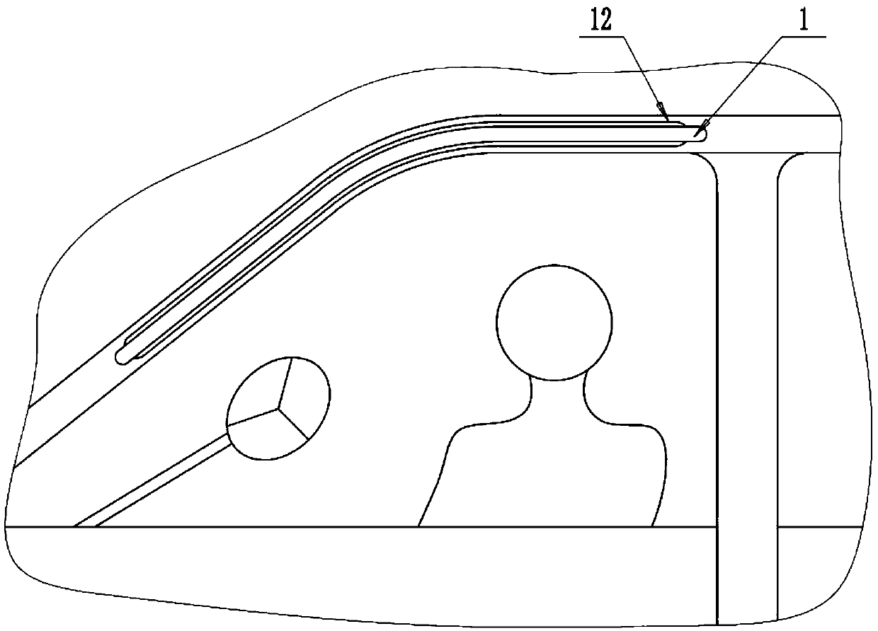 Car door umbrella