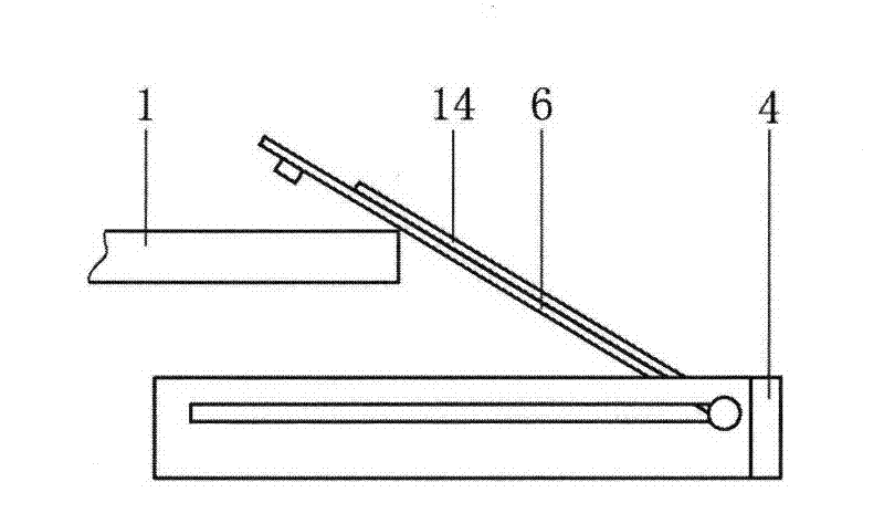 Computer desk for placing digital plate with adjustable angles