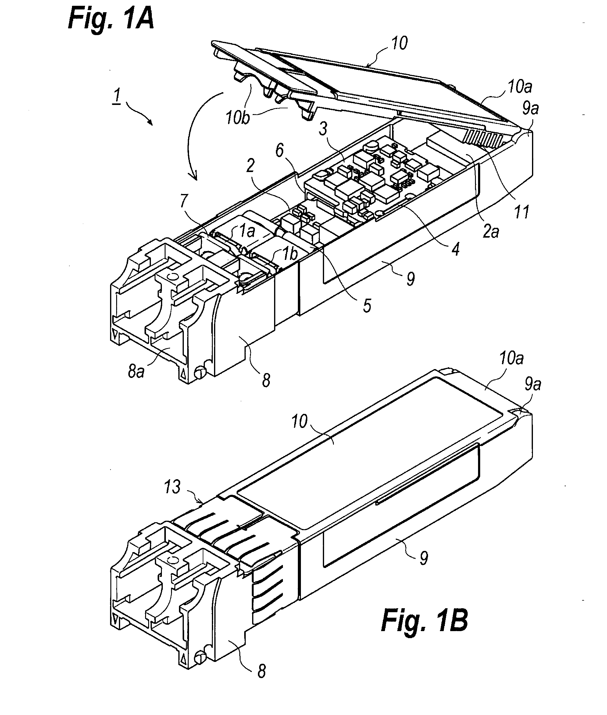 Optical transceiver having enhanced EMI tolerance