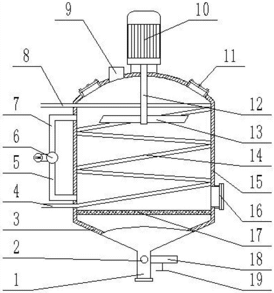 Biological fermentation device