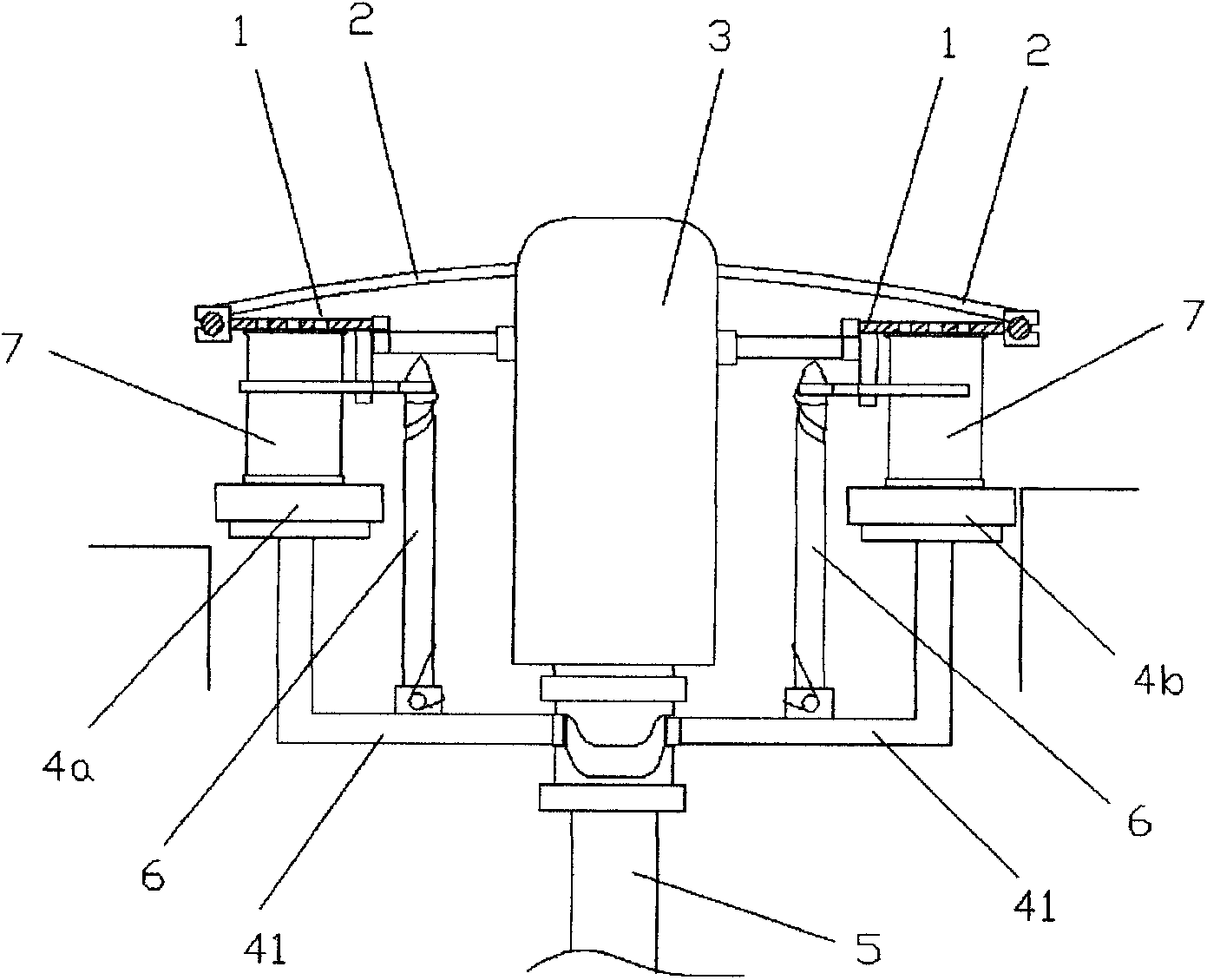 Guide structure for control over inversion of tank body