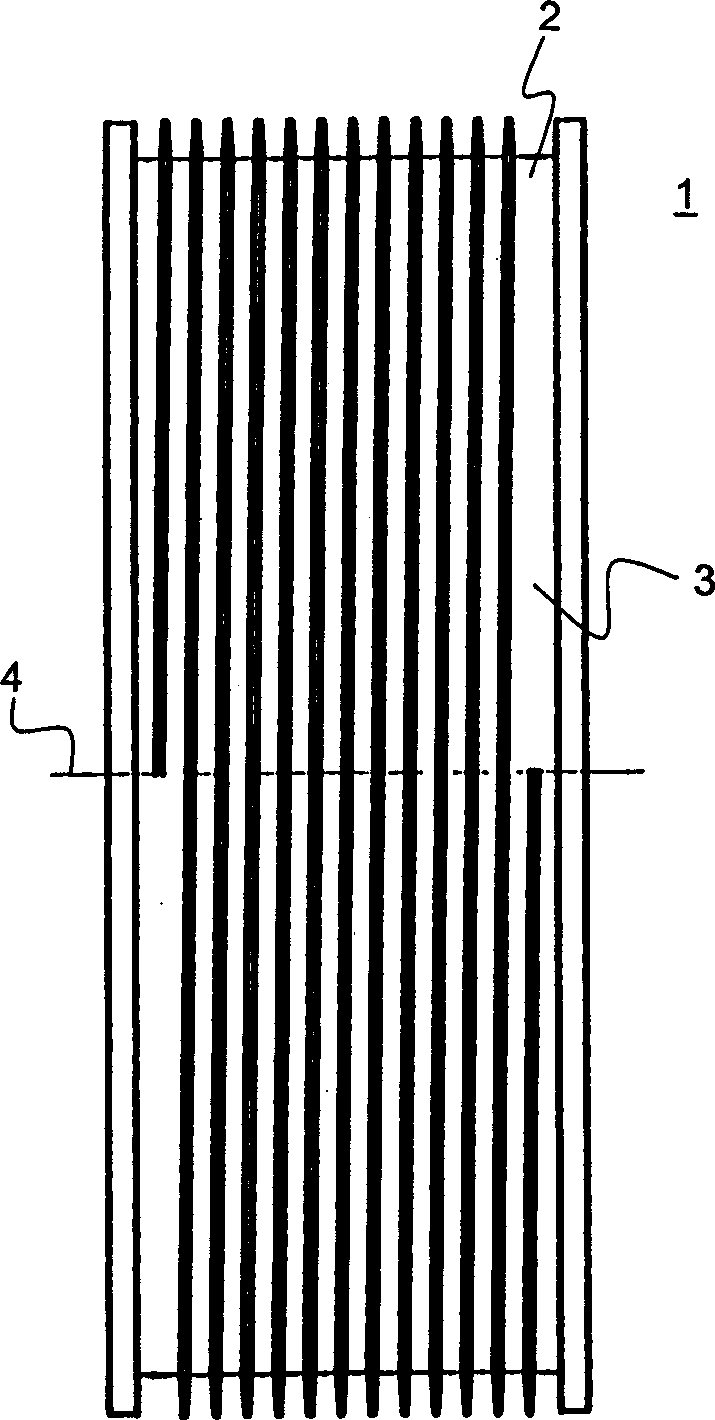 Opening device for spinning machines