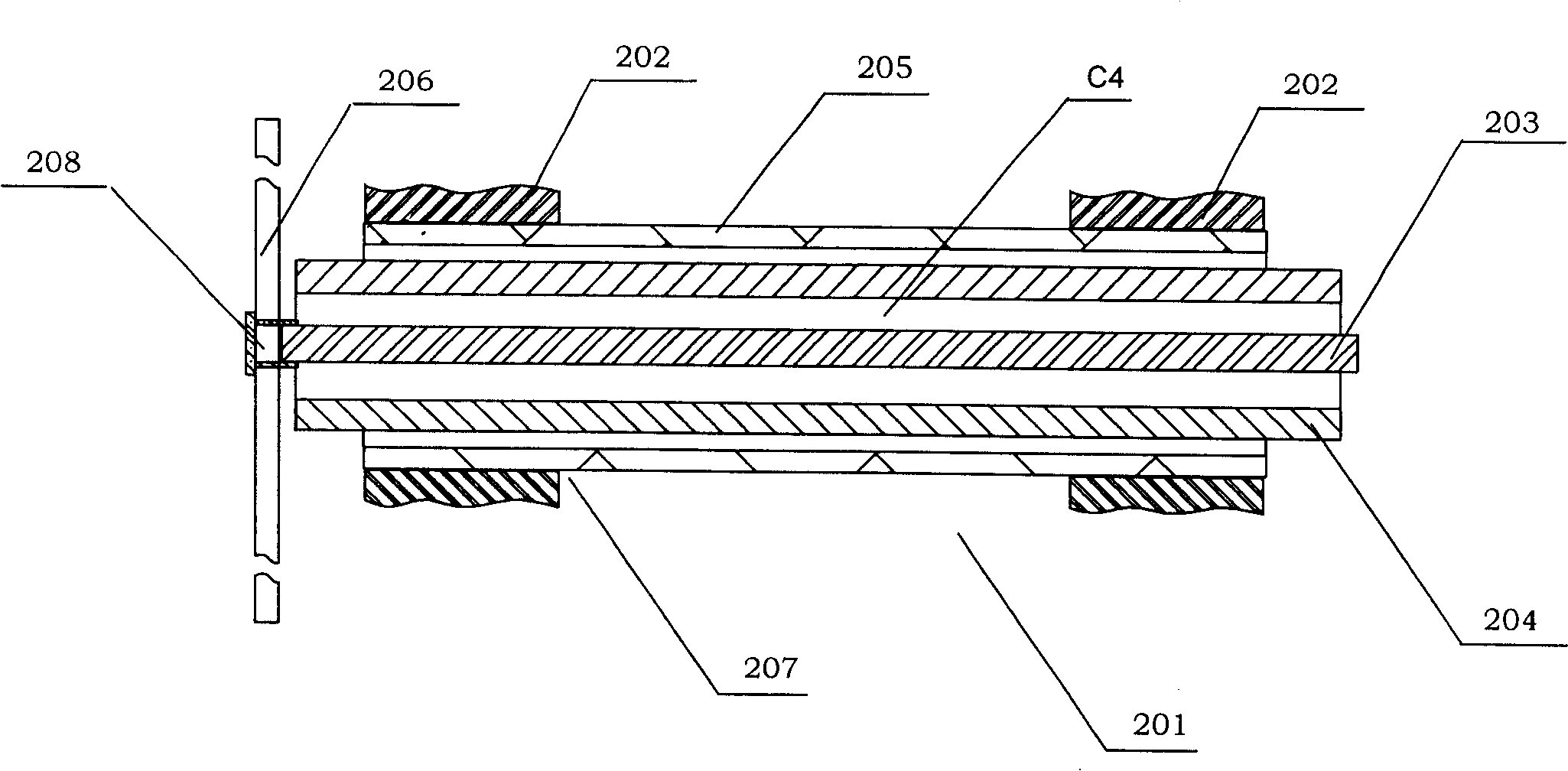 Ozone generator with modular structural discharging unit