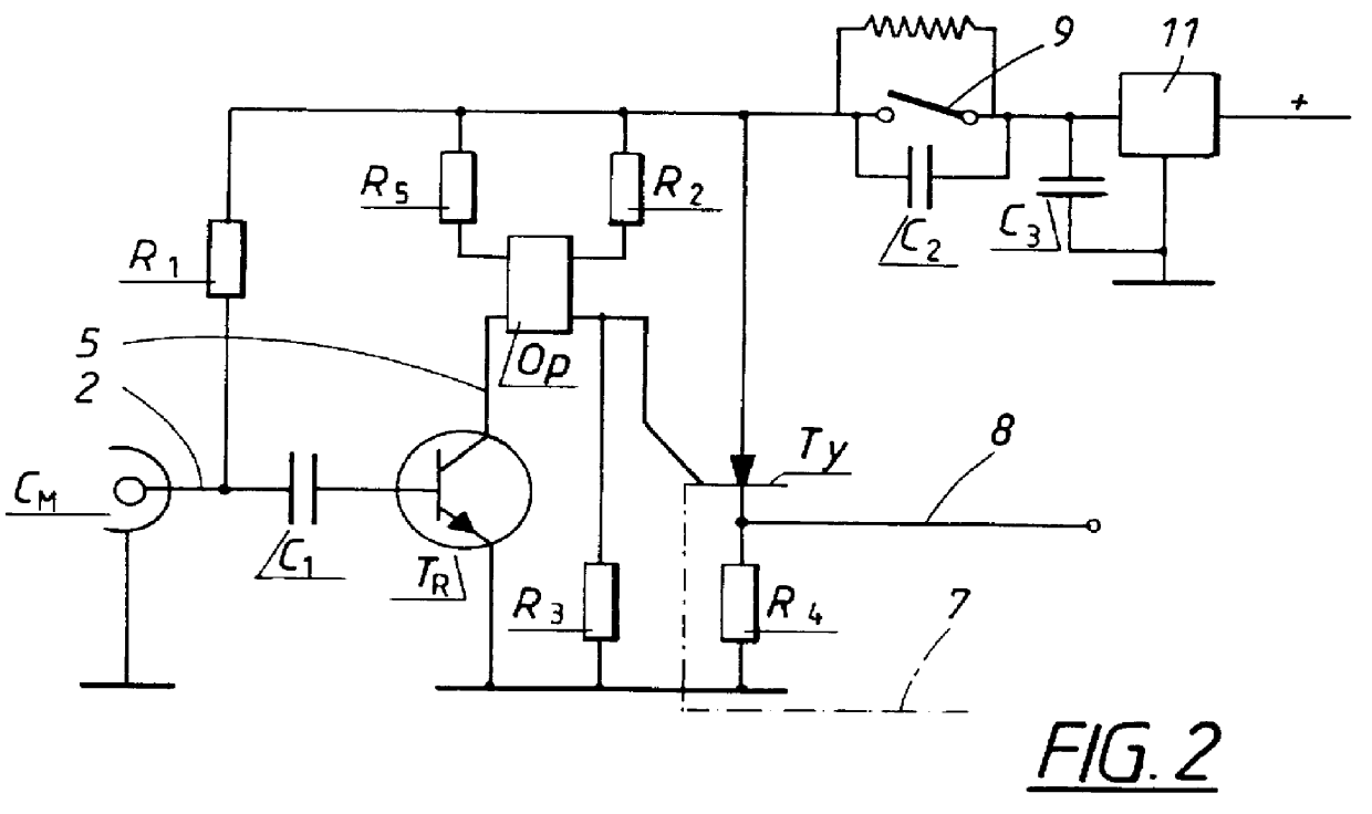 Device for detection of a defined relative position