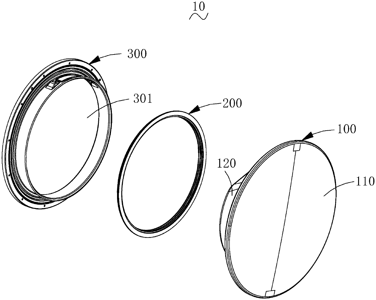 Washing machine, door sealing device thereof and outer cylinder front cover