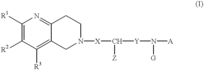 Naphthyridine deratives or salts thereof