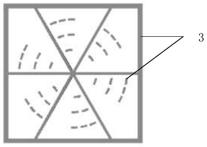 A kind of preparation method of coplanar waveguide structure micro-LED