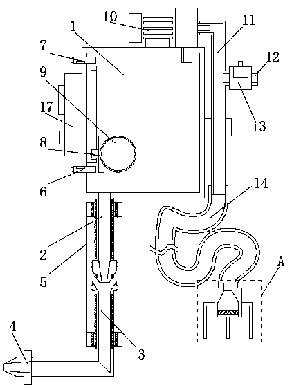 Automatic cooling liquid adding device of wire electric discharge machining tool