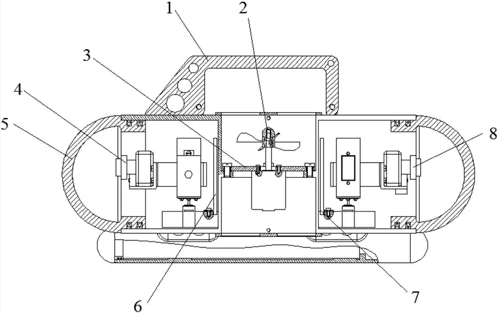 Underwater robot for high-definition camera shooting