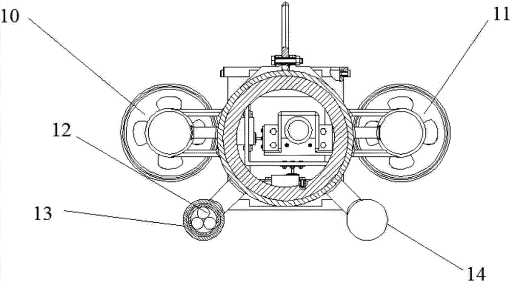 Underwater robot for high-definition camera shooting