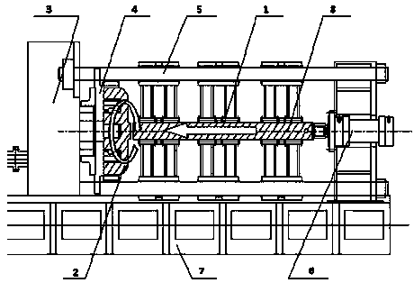 Friction welding method of aluminum guide rod and steel claw