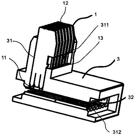 A cable connector with a puncture structure