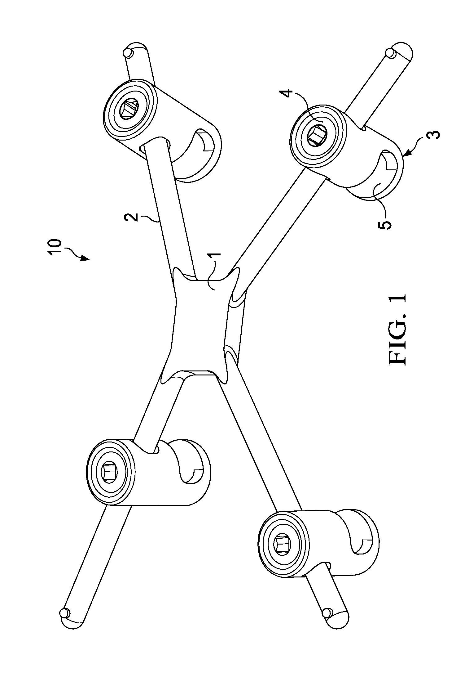 Cross-braced bilateral spinal rod connector