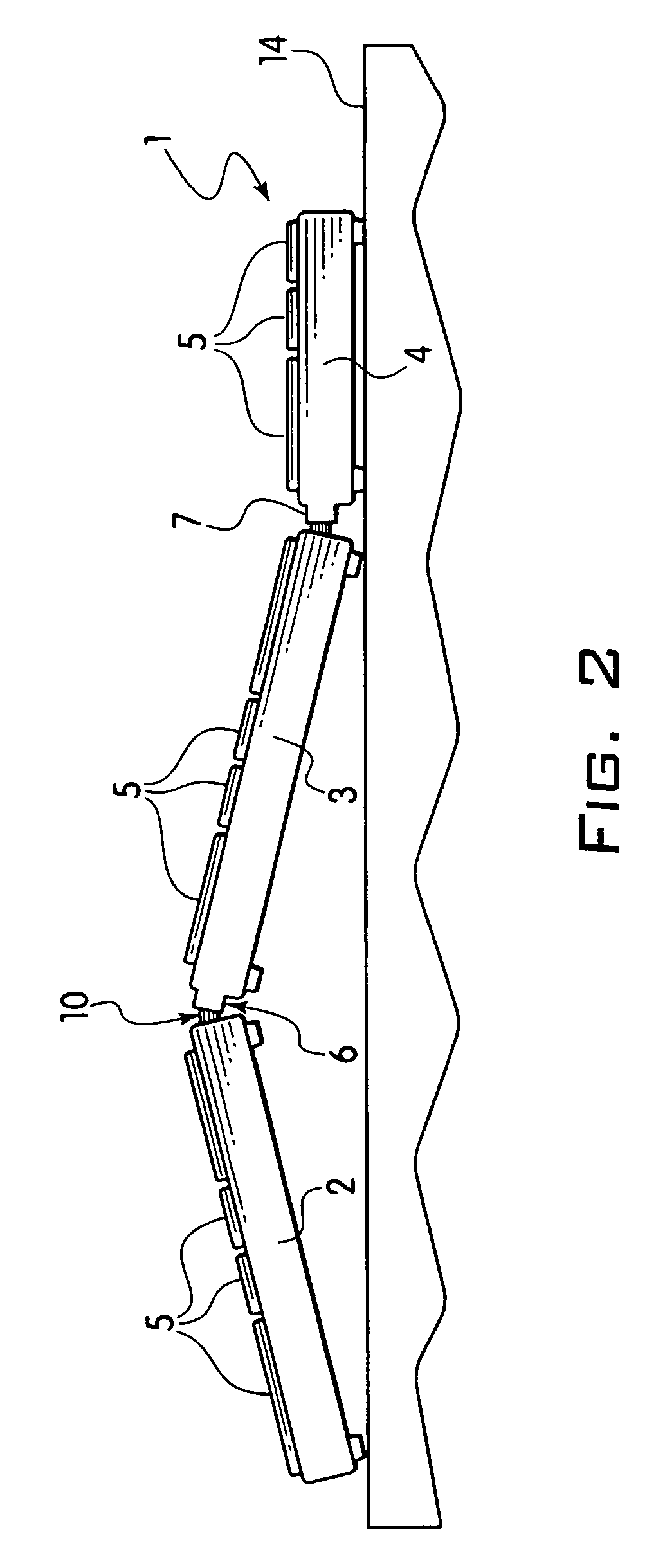 Adjustable keyboard with adjusting and locking mechanism, and method of its use