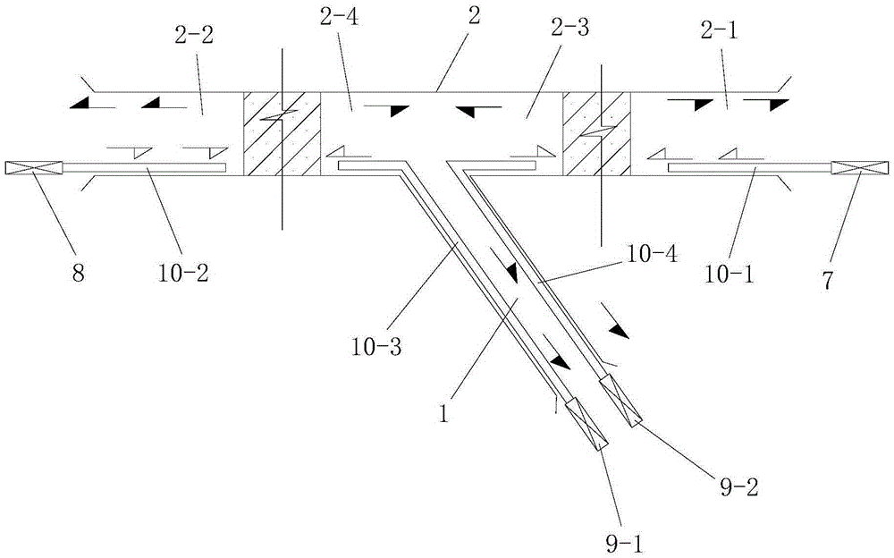 Plateau long tunnel multi-dead end ventilation construction method