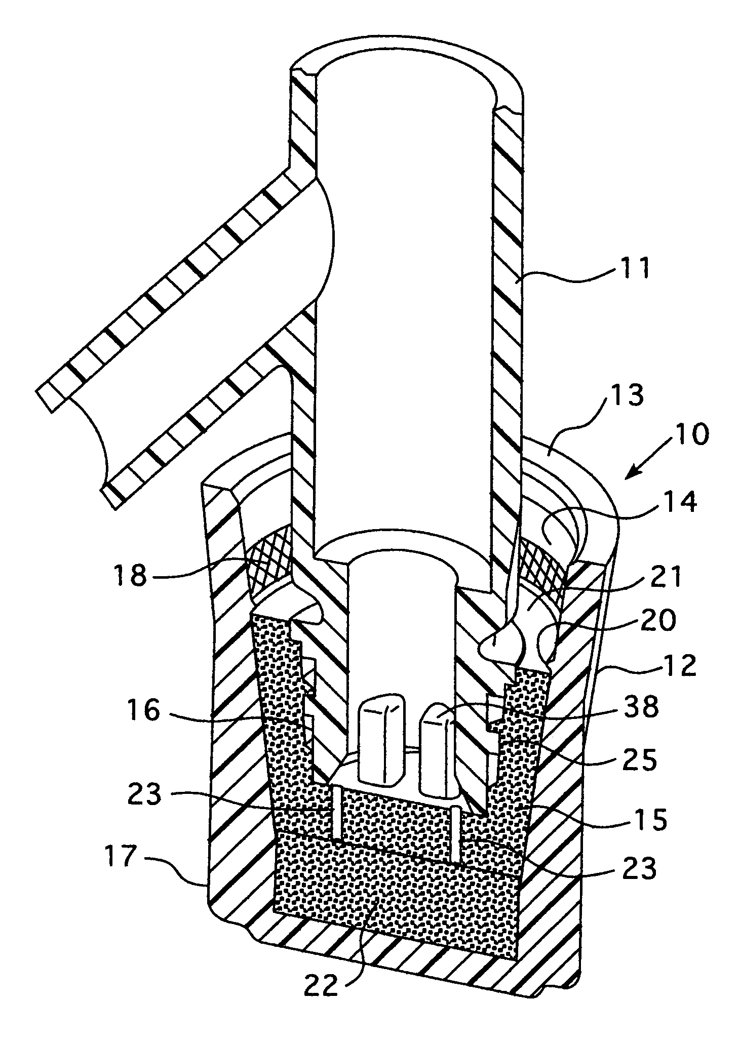 Apparatus and method for sterilizing a tubular medical line port