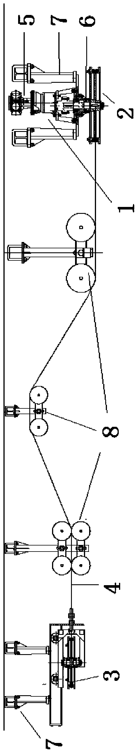 Overhead passenger seat circulating system for coal mine