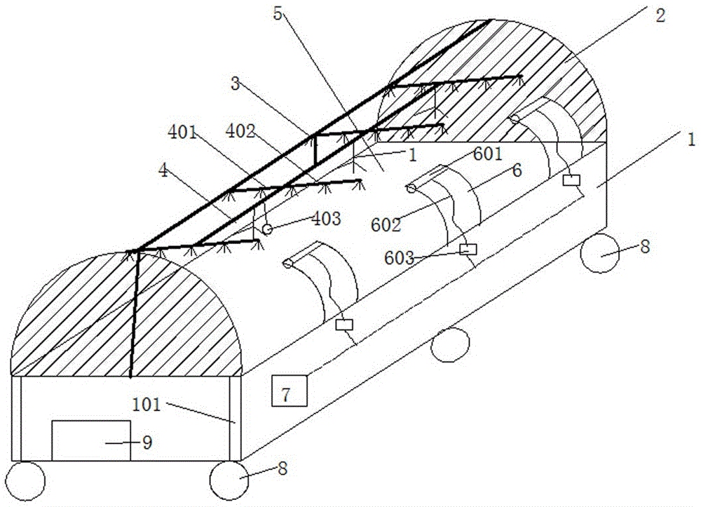 Intelligent pepper seedling culture bed