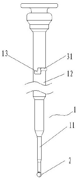 Femoral stem prosthesis implantation device