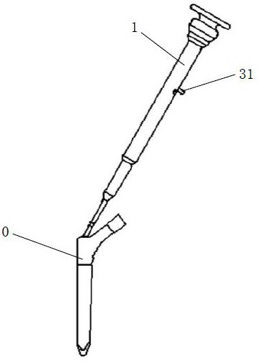 Femoral stem prosthesis implantation device