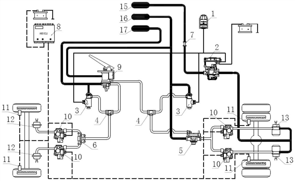 Electronic parking system combined with driving system and control method