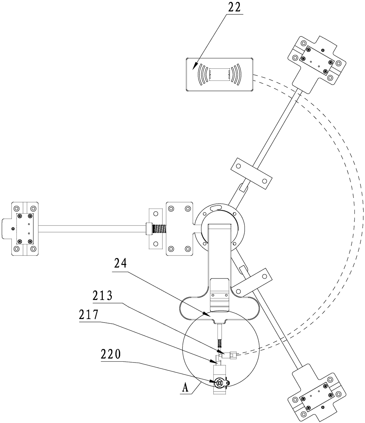 Manhole cover lock and manhole cover