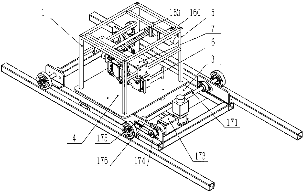 Rotatable pallet shuttle vehicle carrying manipulator