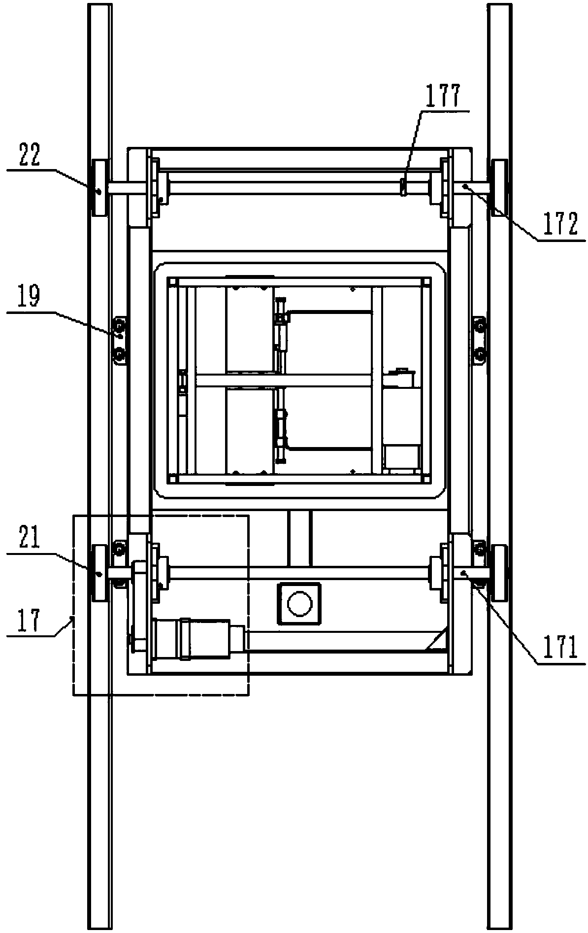 Rotatable pallet shuttle vehicle carrying manipulator