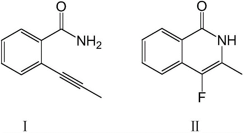 Fluoroisoquinolone compound and synthesis method thereof