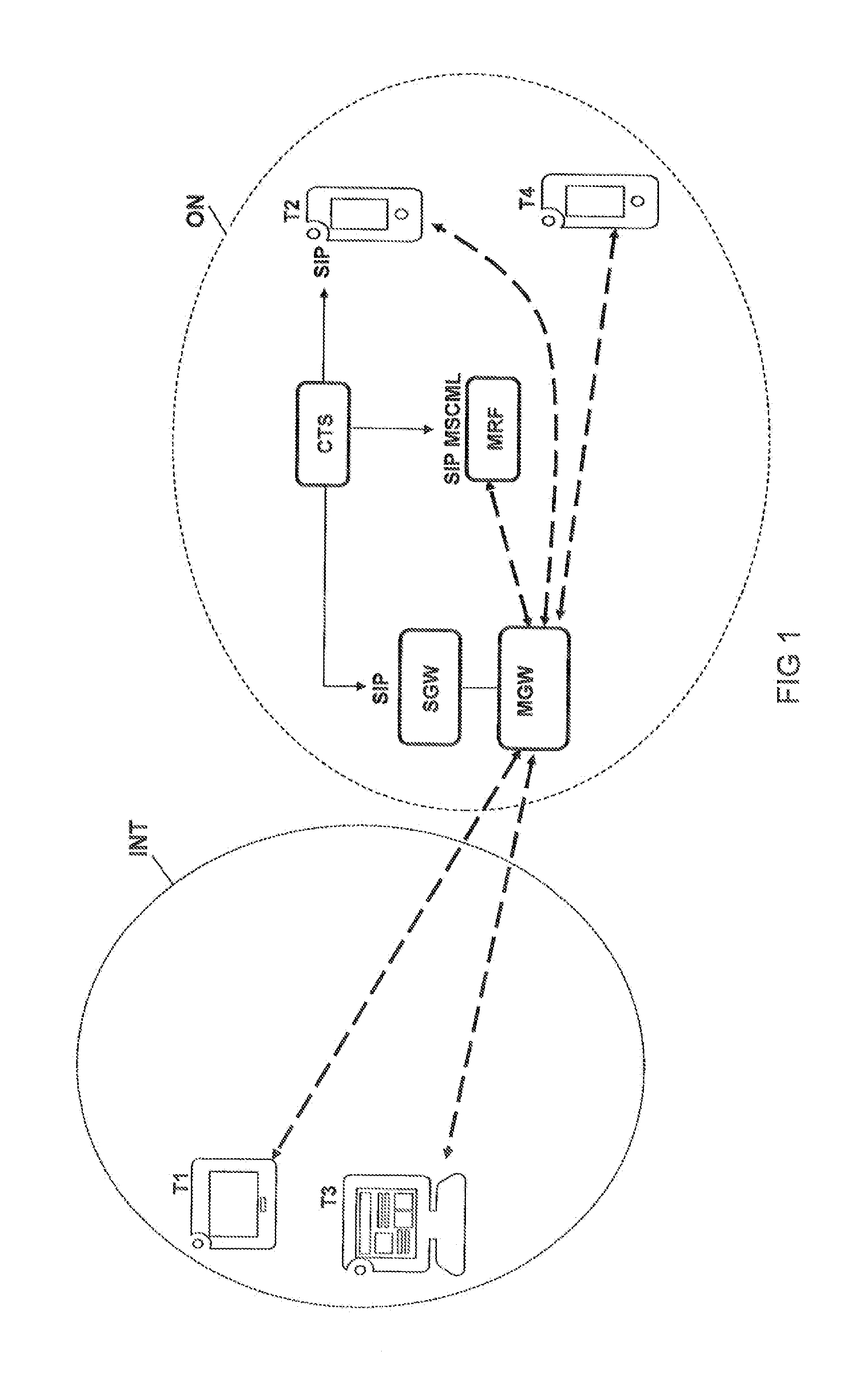 A mediator for optimizing the transmission of media contents between a multimedia resource function and a plurality of terminals