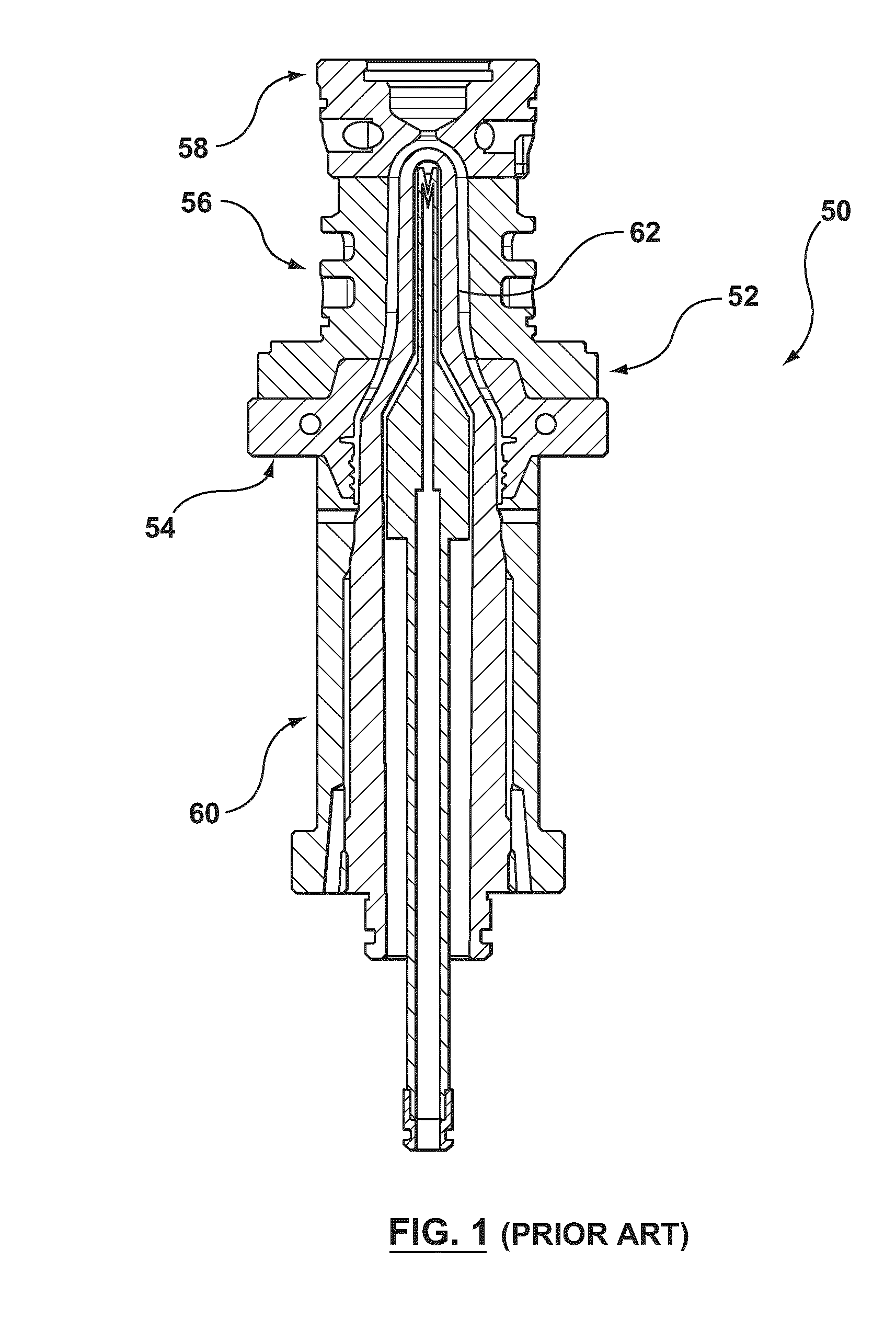 Mold stack for a preform