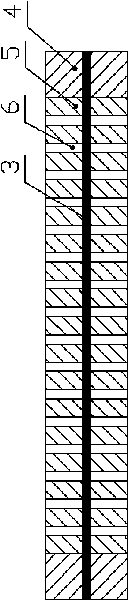 Pile structure of redox flow battery