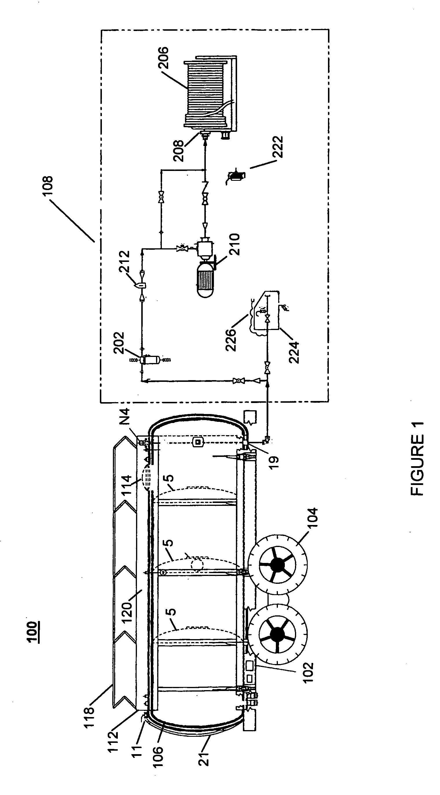 Mobile dual containment highway tank