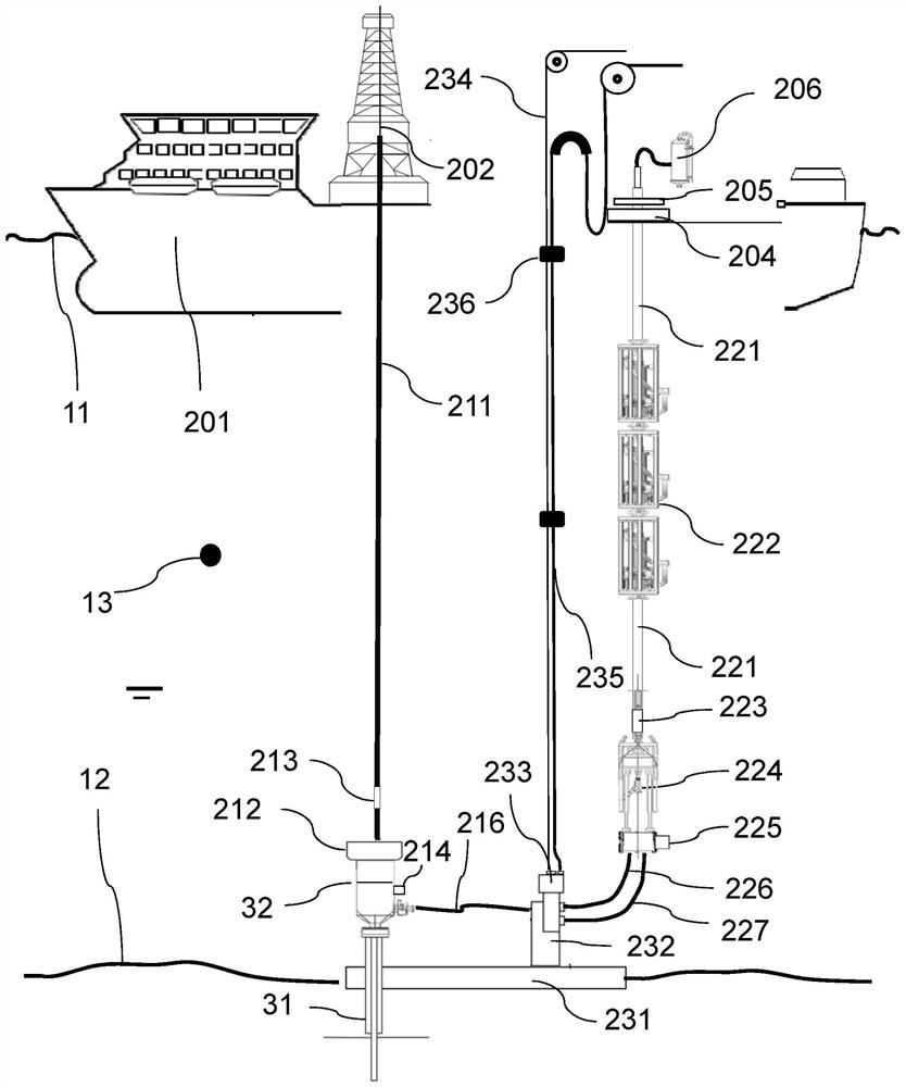 Drilling fluid backflow system for offshore drilling without marine riser