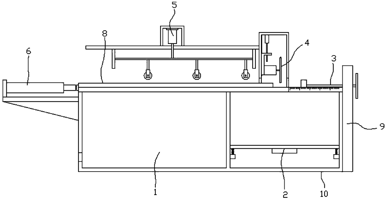 A fully automatic feeding and cutting machine