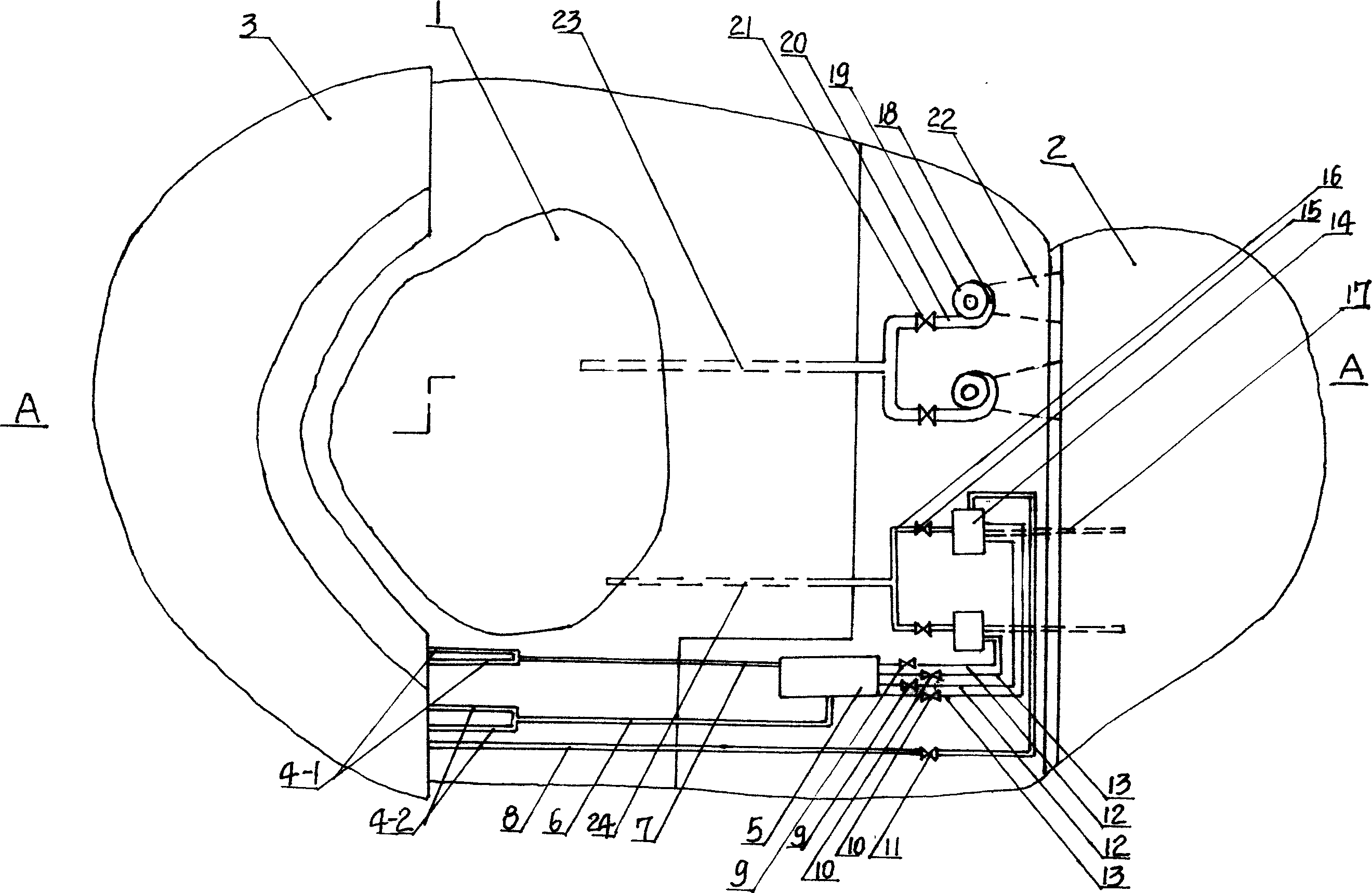 Technical equipment for peak regulation for solar powered pumped storage electric power generation