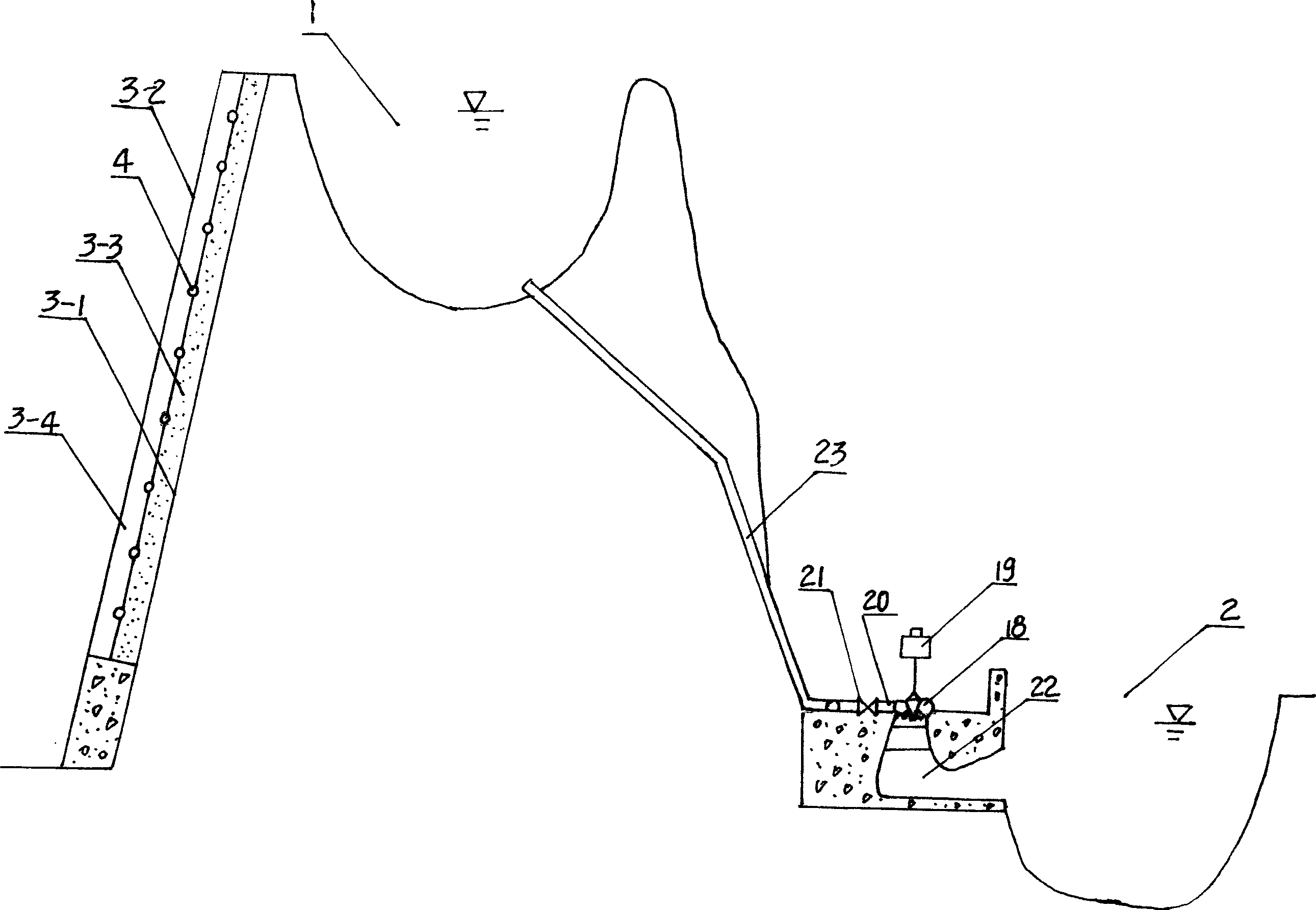 Technical equipment for peak regulation for solar powered pumped storage electric power generation