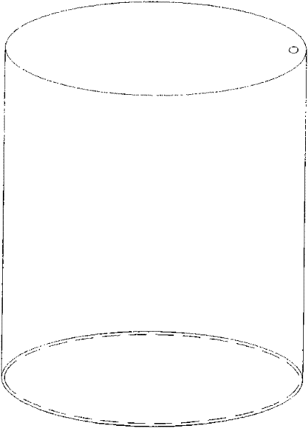 Center-through cylindrical foundation and its installation process