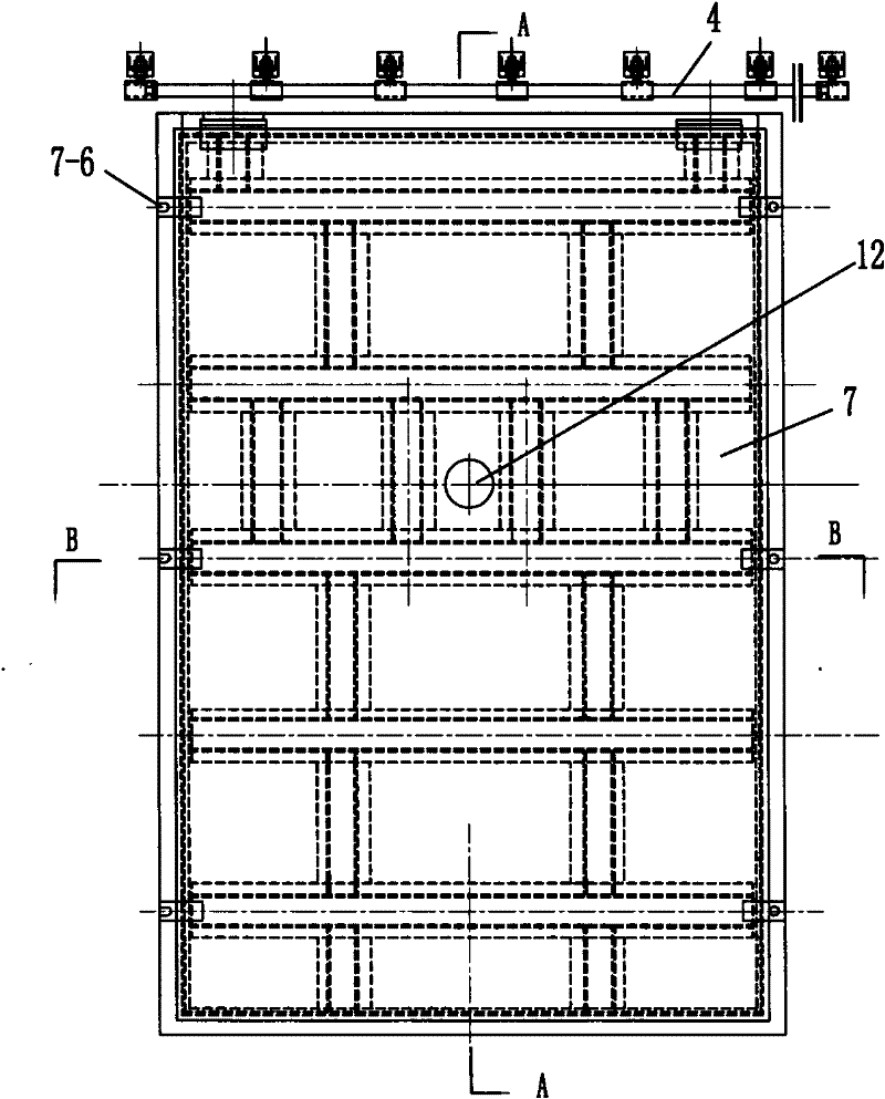 Nuclear power push-pull airtight door