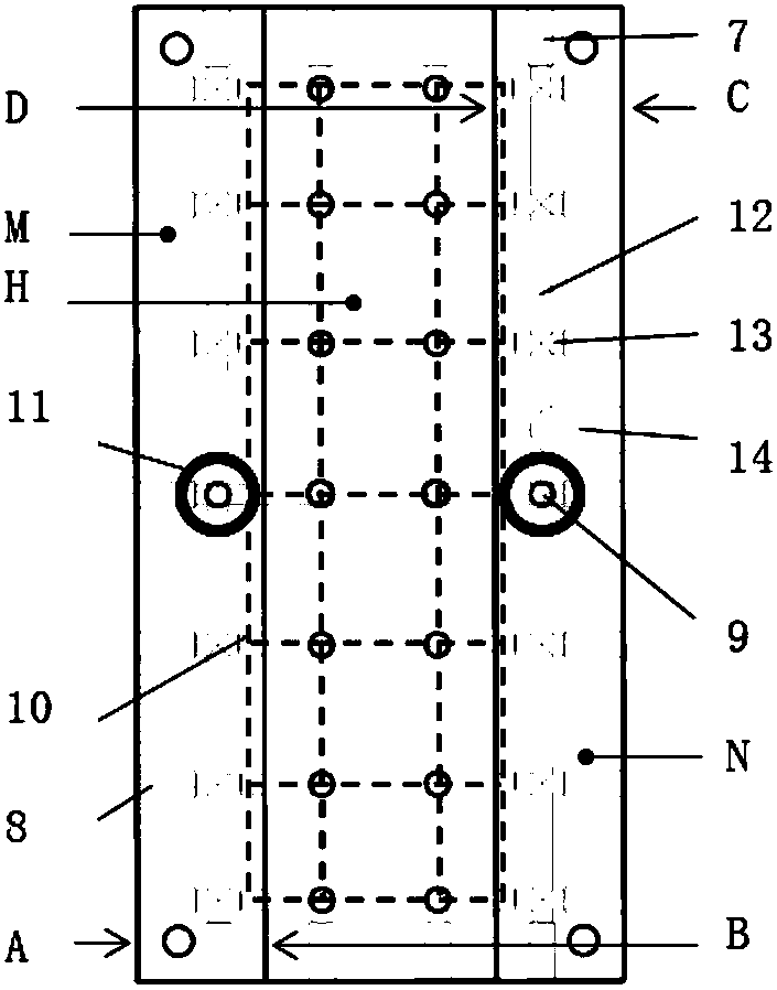 Air floatation supporting guide device with non-equal-depth throttling cavities