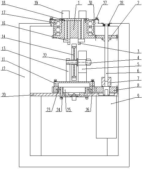 Synchronous die filling mechanism of winding machine