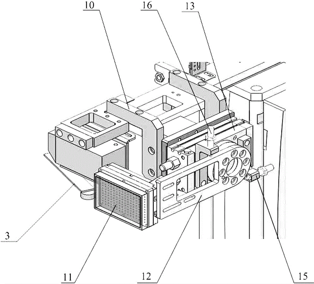 Automatic section bar printing and labeling device