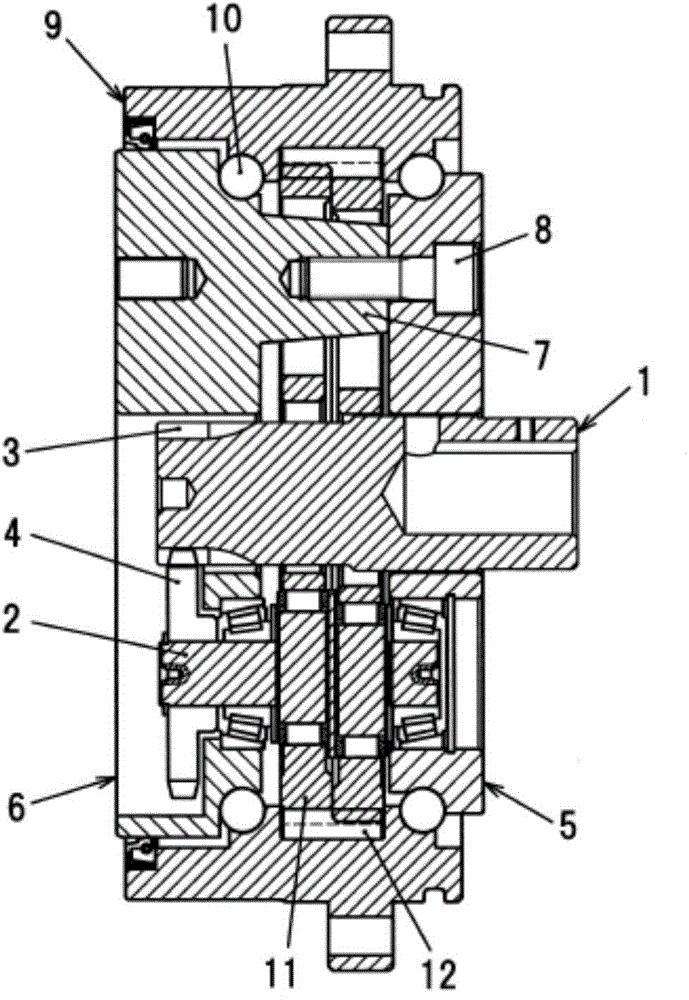 Inner-connection meshing type gear device