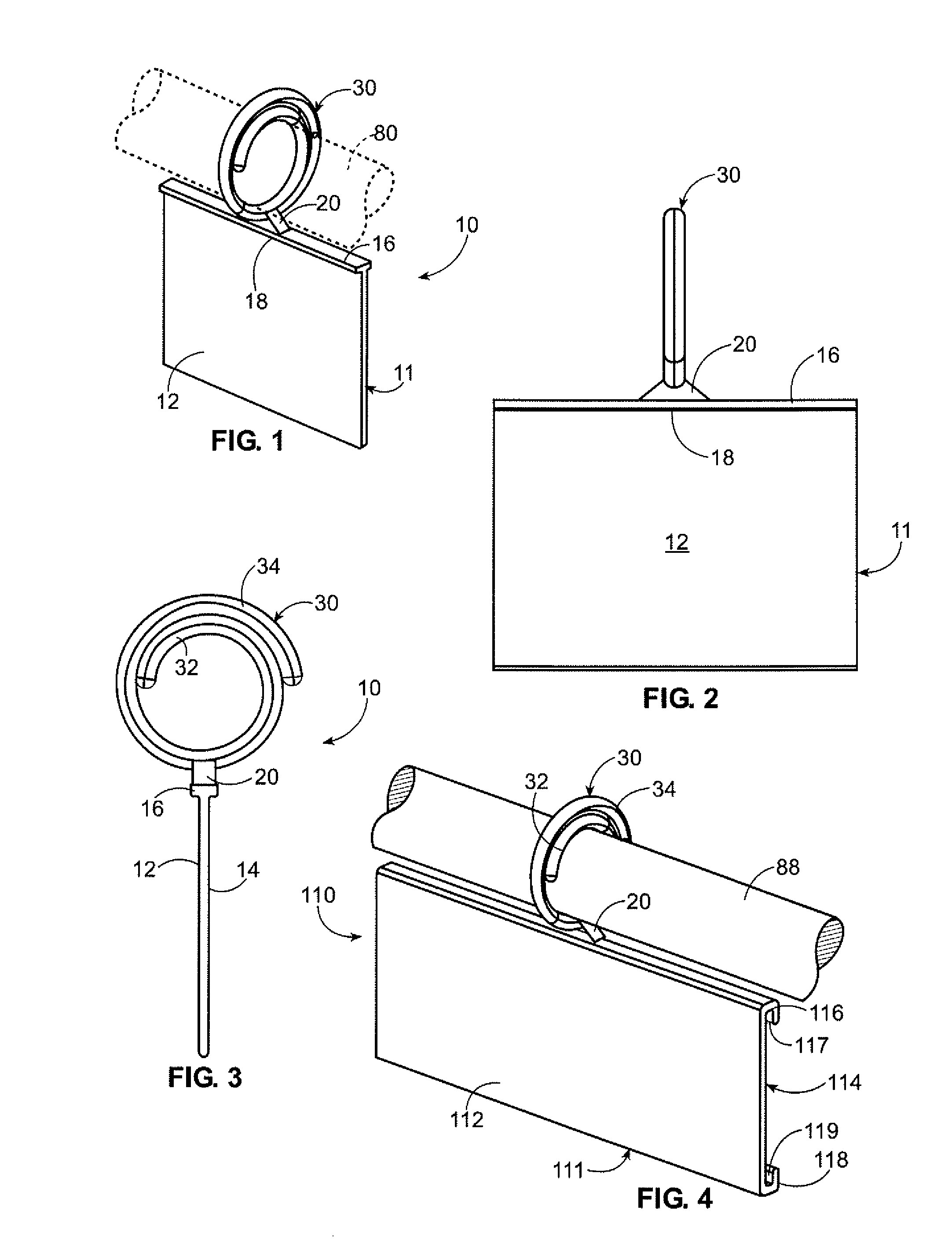 Attachable price tag holder