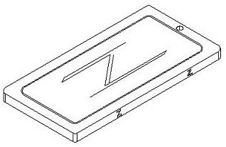 Multi-angle turnover device for luggage metal pendant detection based on machine vision