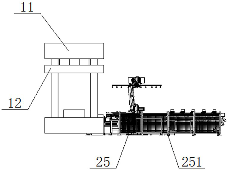 Plate stamping system and machining method thereof