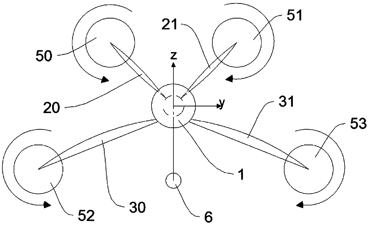 Tail-sitter vertical take-off and landing unmanned aerial vehicle as well as control system and control method thereof