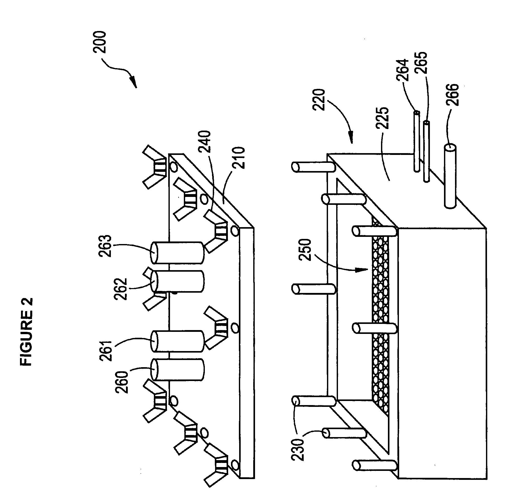 Process and apparatus for treating implants comprising soft tissue