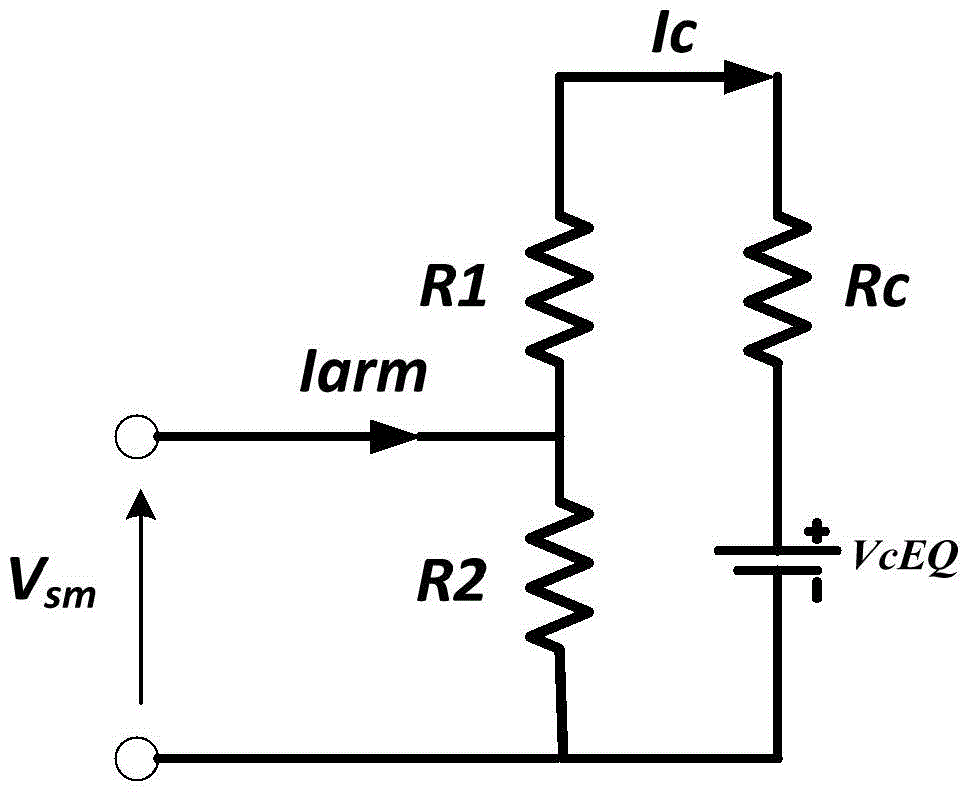 MMC (modular multilevel converter) equivalent modeling method with module latching function