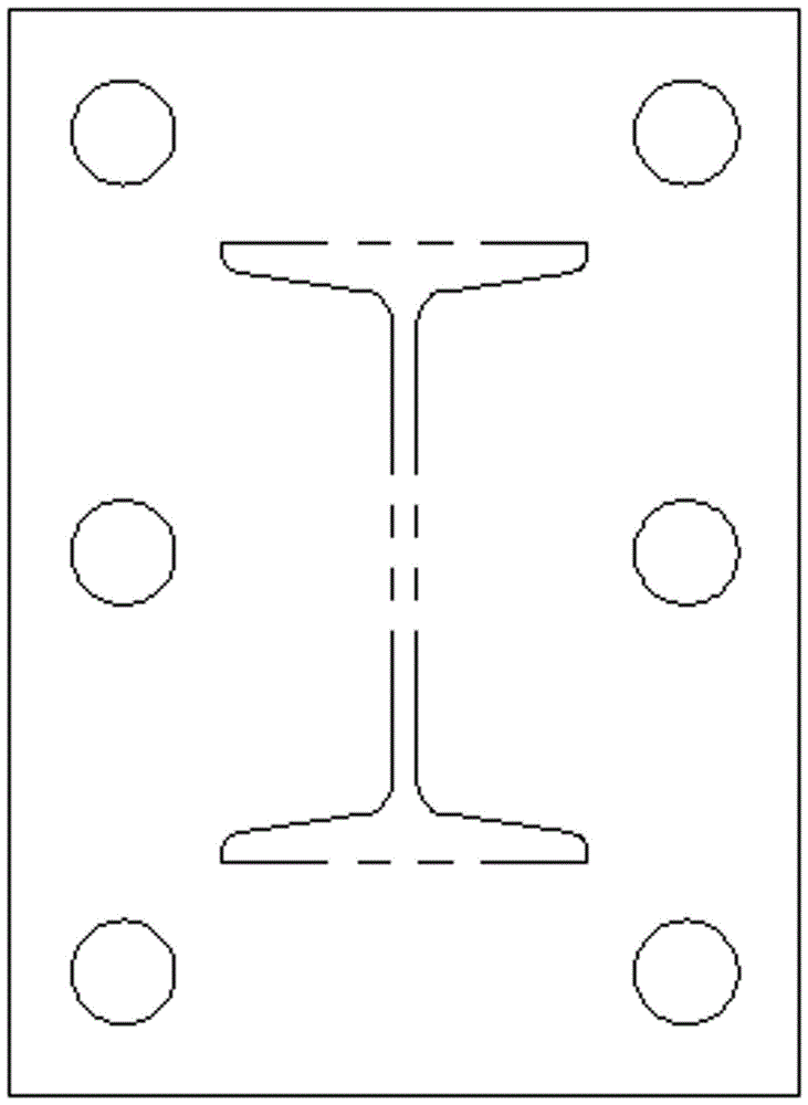 Structure and construction method of cast-in-place arch bridge rod support steel arc-shaped distribution beam